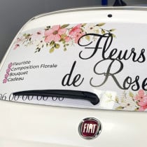 Vinyle micro-perforé pour véhicule