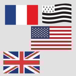 Autocollants Drapeaux