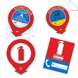 Autocollants Extincteurs