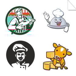 Autocollants Commerce & Alimentation