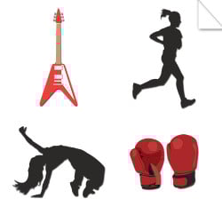 Autocollants Sport & Activité Artistique