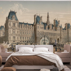 Papier Peint Panoramique Estampe/Gravure