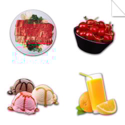 Autocollants Alimentation et Boisson