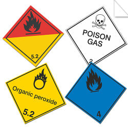 Autocollants Transports Dangereux