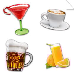 Autocollants Boissons