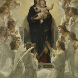 Papier Peint Panoramique Peinture 19e siècle William Bouguereau - La Vierge aux anges