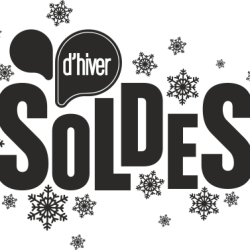 Sticker Soldes d'Hiver vitrine 5