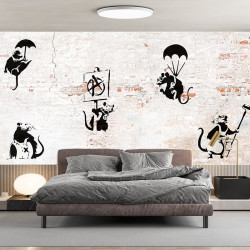 Papier Peint Panoramique Banksy - Rats
