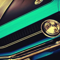 Papier Peint Panoramique Muscle Car Calandre Papier Peint Panoramique Muscle Car Calandre