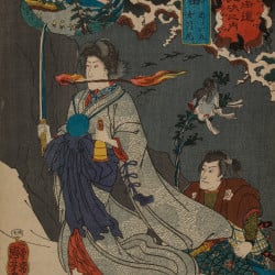 Papier Peint Panoramique Estampe 19e siècle Utagawa Kuniyoshi - Ashida