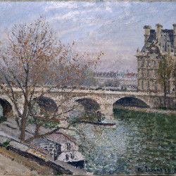 Papier Peint Panoramique Peinture 20e siècle Camille Pissaro - Le Pont Royal et le Pavillon de Flore Papier Peint Panoramique Peinture 20e siècle Camille Pissaro - Le Pont Royal et le Pavillon de Flore