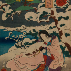 Papier Peint Panoramique Estampe 19e siècle Utagawa Kuniyoshi - Fushimi