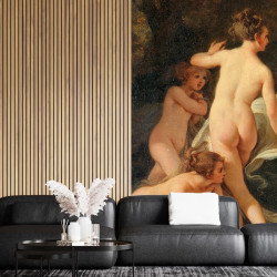 Papier Peint Panoramique Peinture 18e siècle Jacques Vallin - Nymphes