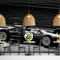 Papier Peint Panoramique Vintage Lotus