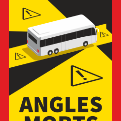 Autocollant Angles Morts Bus