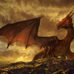 Papier Peint Panoramique Dragon 3