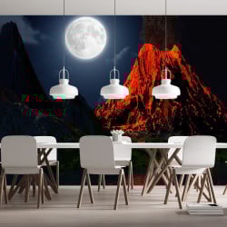 Papier Peint Panoramique Volcan