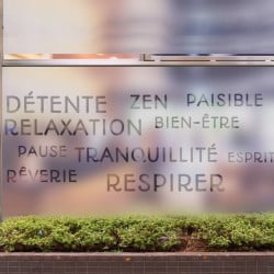 Sticker Lettrage Zen Dépoli