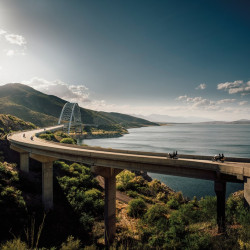 Papier peint Panoramique Route Moto Papier peint Panoramique Route Moto