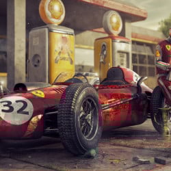 Papier Peint Panoramique F1 Ferrari Vintage Papier Peint Panoramique F1 Ferrari Vintage