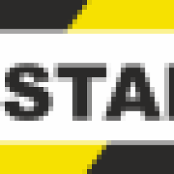 Autocollant Distances de sécurité bande COVID19