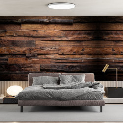 Papier peint Panoramique planches de bois