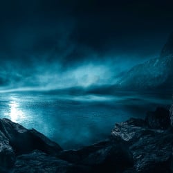 Papier Peint Panoramique Ocean Nuit Papier Peint Panoramique Ocean Nuit