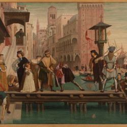 Papier Peint Panoramique Peinture 19e siècle James Tissot - Le départ de l'enfant prodigue Papier Peint Panoramique Peinture 19e siècle James Tissot - Le départ de l'enfant prodigue