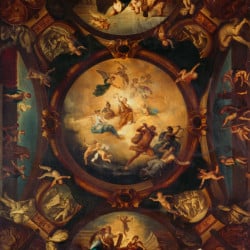 Papier Peint Panoramique Peinture 19e Théodore Maillot - La Justice assure la Paix et protège les Arts Papier Peint Panoramique Peinture 19e Théodore Maillot - La Justice assure la Paix et protège les Arts