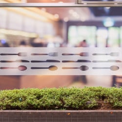 Sticker Couverts Restaurant Depoli