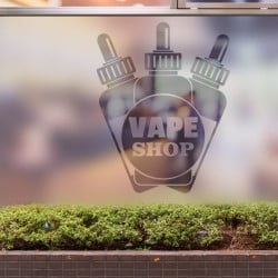 Sticker Vape Shop Dépoli