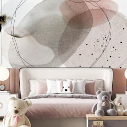 Papier Peint Panoramique Abstrait Neutre