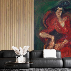 Papier Peint Panoramique Peinture 20e siècle Chaim Soutine - La femme en rouge