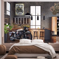 Papier Peint Panoramique Salon Moto