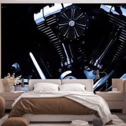 Papier Peint Panoramique Moto Moteur V Twin