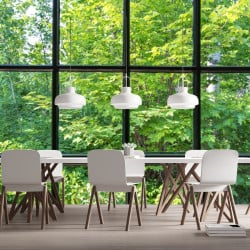 Papier Peint Panoramique Trompe l'Oeil Foret Fenêtre 2