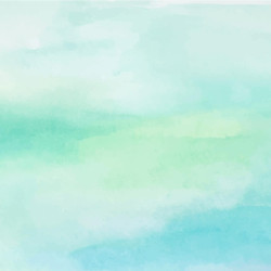 Papier peint Panoramique Aquarelle Bleu et vert Papier peint Panoramique Aquarelle Bleu et vert