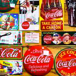 Papier peint Panoramique Pub Coca cola