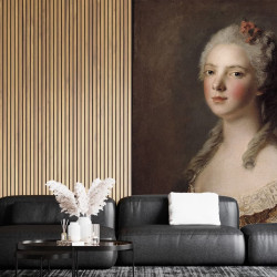 Papier Peint Panoramique Peinture 18e siècle Jean-Marc Nattier - Portrait de Marie-Adélaïde de France