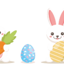 Sticker Vitrine Deco Paques Oeufs 5