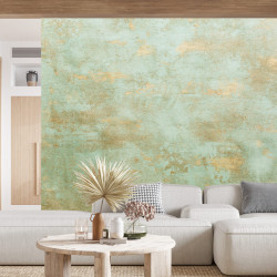 Papier Peint Panoramique Mur Texture vert