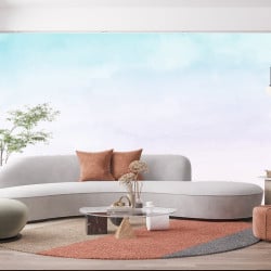 Papier Peint Panoramique Aquarelle Simple