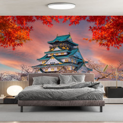 Papier Peint Panoramique Temple Japonais