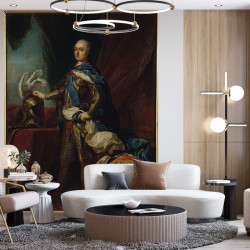 Papier Peint Panoramique Peinture 18e siècle Charles-André Van Loo - Portrait de Louis XV