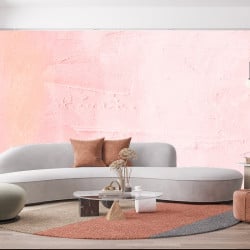 Papier peint Panoramique Mur Aquarelle Rose