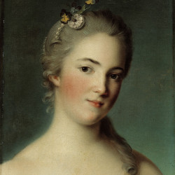 Papier Peint Panoramique Peinture 18e siècle Jean-Marc Nattier - Portrait de Marie-Geneviève Boudrey Papier Peint Panoramique Peinture 18e siècle Jean-Marc Nattier - Portrait de Marie-Geneviève Boudrey