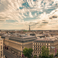 Papier Peint Panoramique Ville Paris Vu du ciel