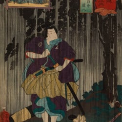 Papier Peint Panoramique Estampe 19e siècle Utagawa Kuniyoshi - Honjō