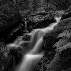 Papier Peint Panoramique Cascade Noir Papier Peint Panoramique Cascade Noir