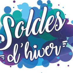 Sticker Soldes d'Hiver vitrine 7